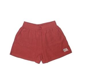 Boatwell Red American Flag Terry Cloth Shorts M